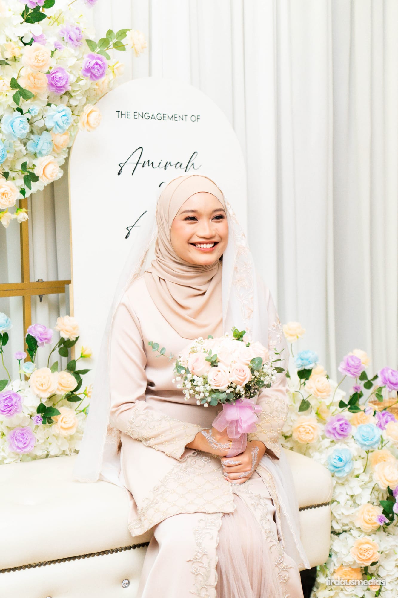 Engagement session photographed by firdausmedias