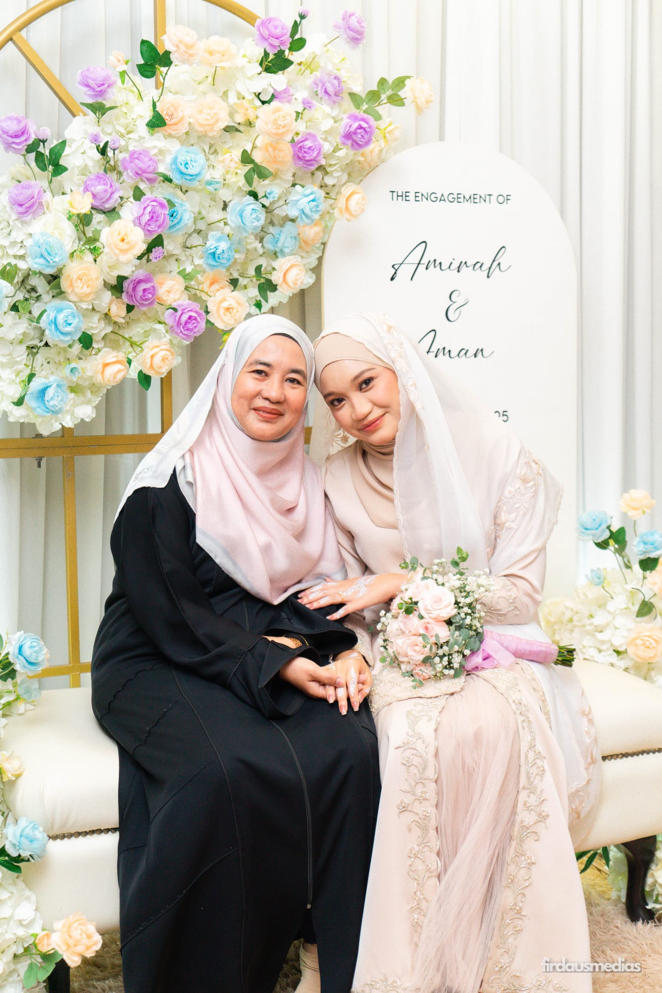 Engagement session photographed by firdausmedias