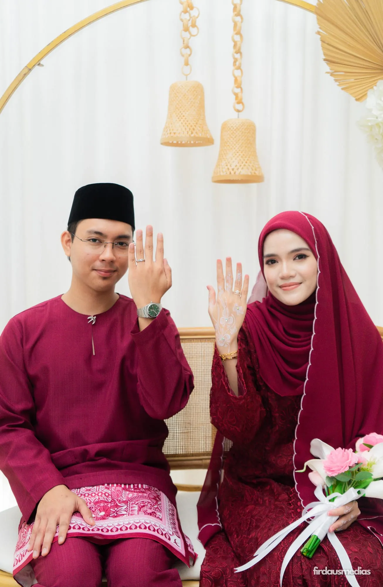 Engagement session photographed by firdausmedias